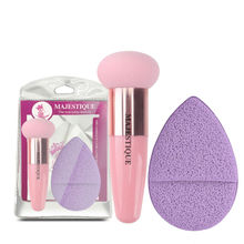 Majestique Facial Cleaning Sponge With Mushroom Makeup Sponge - Color May Vary