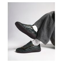 Rare Rabbit Mens Temo Olive Parachute Lace-Up Closure Sneaker