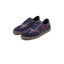 Rare Rabbit Men Yarn Dark Blue Leather Lace-Up Closure Shoes