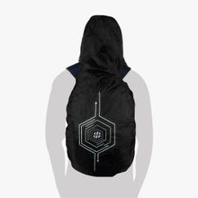 Harissons Unisex Solid Spider Black Bag Cover Hoodie with Pouch