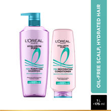 L'Oreal Paris Hyaluron Pure 2-Step Haircare Regime For 72H Oil-Free Scalp & Hydrated Hair