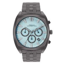 French Connection Men Sky Blue Dial Chronograph Watch - FCN0122GNM (M)