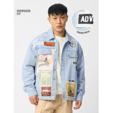 The Souled Store Originals Denim: Wanderer Mens Denim Blue Jacket