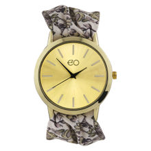E2O Floral Cloth Strap Analouge Women's Watch