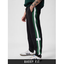 The Souled Store Originals: Velocity Black Men Baggy Joggers