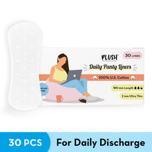 Plush Daily Use Ultra Soft Large Panty Liners - Paraben & Fragrance - Free 30 Pcs