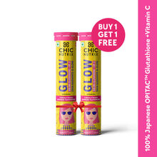 Chicnutrix Glow - Japanese Glutathione & Vit. C Skin Brightening Strawberry Lemon - 20 Tablets