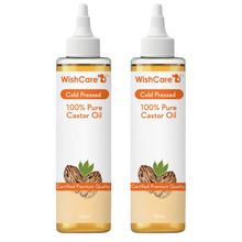 Wishcare Pure Cold Pressed Castor Oil - Pack Of 2