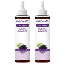 Wishcare 100% Pure Cold Pressed Kalonji Black Onion Seed Oil For Healthy Hair & Skin - Pack Of 2