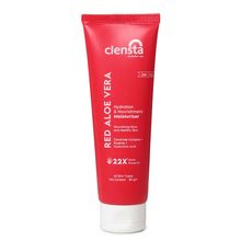 Clensta Red Aloe Vera Hydrating Face Moisturizer With Hyaluronic Acid For Nourishment