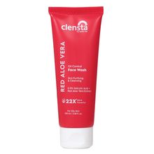 Clensta Red Aloe Vera Oil Control Face Wash With Salicylic Acid Refreshing Skin Cleanser