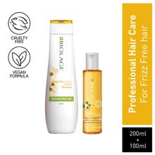 Matrix Biolage Smoothproof 2-Step Professional Regime, 72 Hrs Frizz Control, Shampoo + Hair Serum