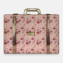 Modern Myth Floral Printed & Rosegold Trunk cum Luggage Bag