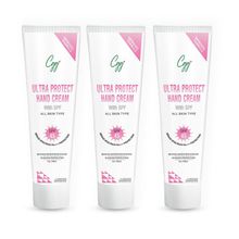CGG Cosmetics Ultra Protect Hand Cream SPF 45 PA+++ (Pack Of 3)