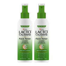 Lacto Calamine Cucumber Face Toner with Green Tea, Niacinamide for Cool & Hydrated Skin - Pack of 2