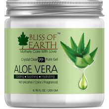 Bliss Of Earth 99% Pure Crystal Clear Aloe Vera Gel