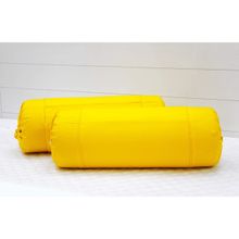 SHADES OF LIFE Plain Bolster Cover- Yellow