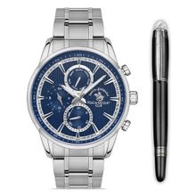 Santa Barbara Polo & Racquet Club Blue Dial Chronograph Analog Watch For Men - SB.1.10446-2 (Medium)