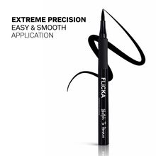 FLiCKA Sketch to Amaze Eyeliner Waterproof Smudgeproof Intense Pigment Long Lasting - Black
