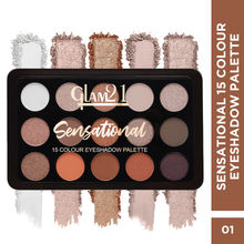 GLAM21 15 Colors Sensational Eyeshadow Palette