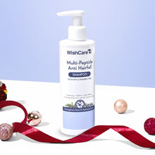 WishCare Multi Peptide Anti Hairfall Shampoo - Rice Water, Rosemary, Capilia Longa, HA & Caffeine