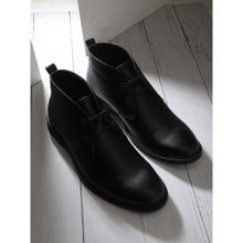 Carlton London Men Black Solid/Plain Boots