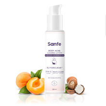 Sanfe Back & Bum Acne Clearing Lotion with Shea Butter & Peach Extracts
