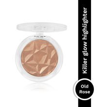PAC Killer Glow Powder Highlighter Old Rose - Micro Pearls, Rose Gold Luminous HD Shine