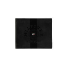 Tommy Hilfiger Black Self Design Wallet