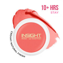 Insight Cosmetics Blusher With Vitamin E, Multi Use Super Pigmented, Dewy Finish - Soft Salmon