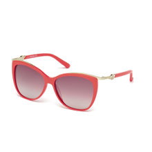 Swarovski Sunglasses Brown Butterfly Women Sunglasses SK0104 57 66F