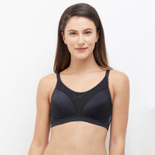 Wacoal Non Padded Wired Asean Sports Bra Black