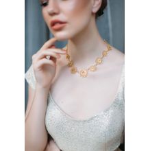 Zariin Fleeting Love Gold Plated Necklace