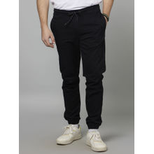 CELIO Solid Black Cotton Joggers