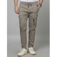 CELIO Solid Brown Cotton Joggers