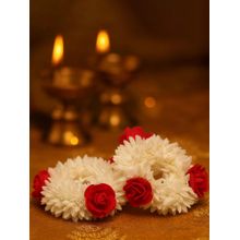 Hair Drama Co. Scented Gajra Scrunchie with Rose