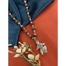 Digital Dress Room Lord Hanuman Pendant Rudraksha Mala