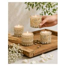 Rad Living Nazakat Raat Bloom & Oud Kissed Rose Scented Candles (Pack of 2)