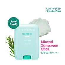 BRING GREEN Tea Tree Cica Cooling Sun Stick SPF 50+ PA++++ For Acne-Prone & Sensitive Skin