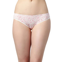 Enamor Womens P000-low Waist Co-ordinate Bikini Panty-amaranto Print Pink