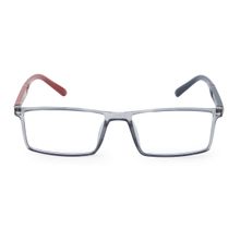 VAST Unisex Square Anti Glare UV Protection Full Frame Spectacles - (Zero Power) (7915)