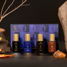 NISARA Gift Set For Men - Pack of 4 Perfume With Citrus,Musky,Aqua & Woody Fragrance