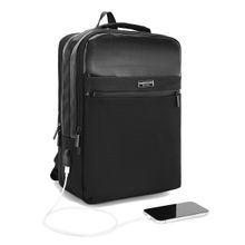 Kenneth Cole Navy Blue Laptop Backpack with USB Charging (M)