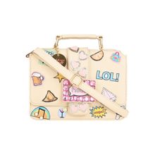 Vdesi Off White Pop Badges Belt Sling Bag