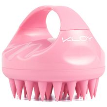 KLOY Hair Scalp Massager Exfoliator Shampoo Brush - Pink