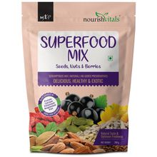 Nourish Vitals Superfood Mix, Seeds, Nuts & Berries, Scrumptious Mix - Natural
