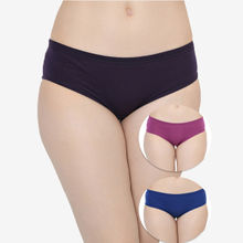 Groversons Paris Beauty Inner Elastic Panty- Pack Of 3 - Multi-Color