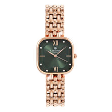 Carlton London Women Chelsea Green Dial Analog Watch - CLSSCDGRN (M)