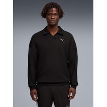 Puma Clouds pun Mens Relaxed Training Black Polo T-shirt