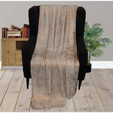 Pomme 100% Organic Cotton Solid Texture Knitted Multi-Color Throw